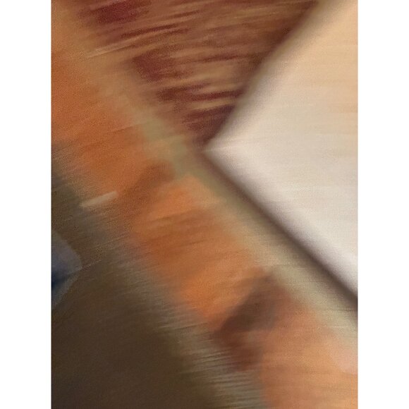 Vintage Bamboo Wall Hanging or rug With Nature Scene rectangle tree people READ - Picture 13 of 13